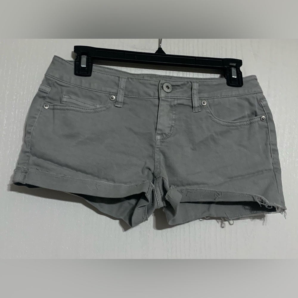 Aeropostale Gray Denim Jean Shorts